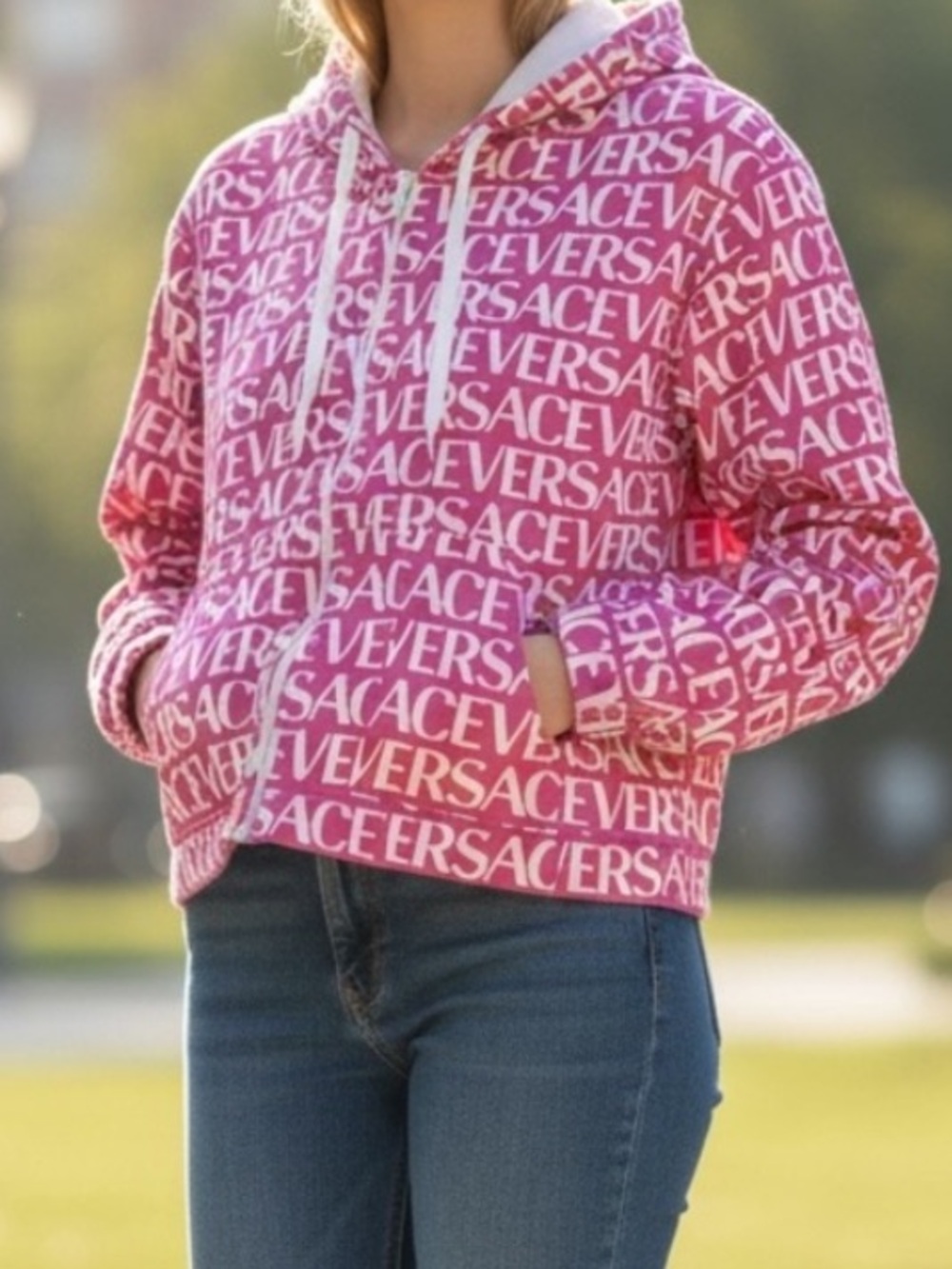 Versace Pink Women’s Jacket - Picture 2 of 3